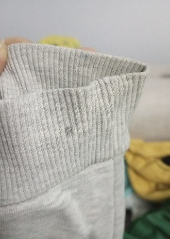 Gri Uzun Kollu New Jersey Baskılı Sweatshirt - Görsel 5