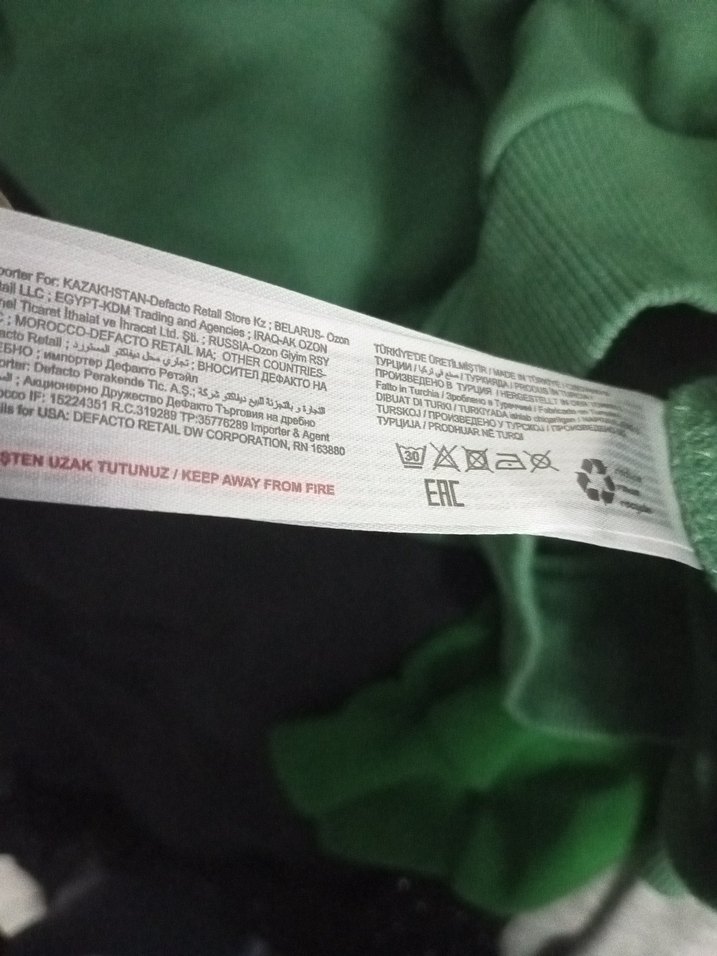 Yeşil Baskılı Çocuk Sweatshirt - Görsel 4