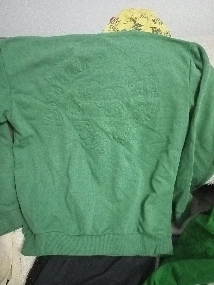 Yeşil Baskılı Çocuk Sweatshirt - Görsel 2