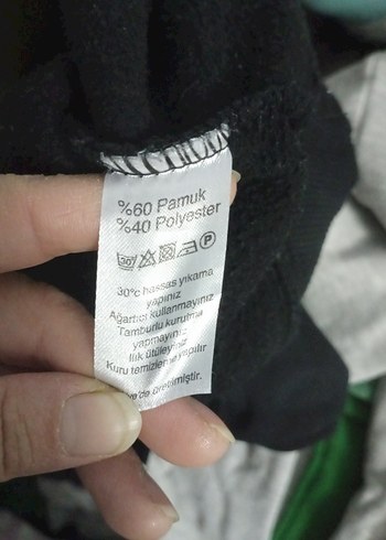 Nirvana Baskılı Siyah Rock Punk Sweatshirt - Görsel 4