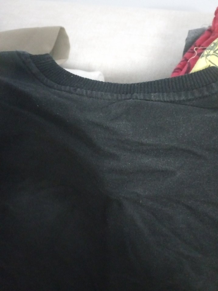 Düğmeli Siyah Kadın Sweatshirt - Görsel 3