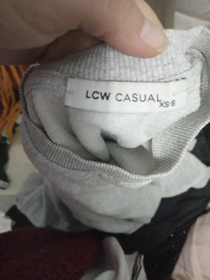 Gri Kadın NYC Baskılı Sweatshirt - Görsel 3