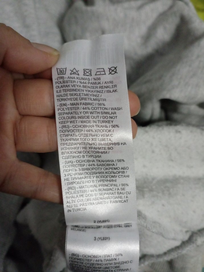 Gri Kadın NYC Baskılı Sweatshirt - Görsel 5