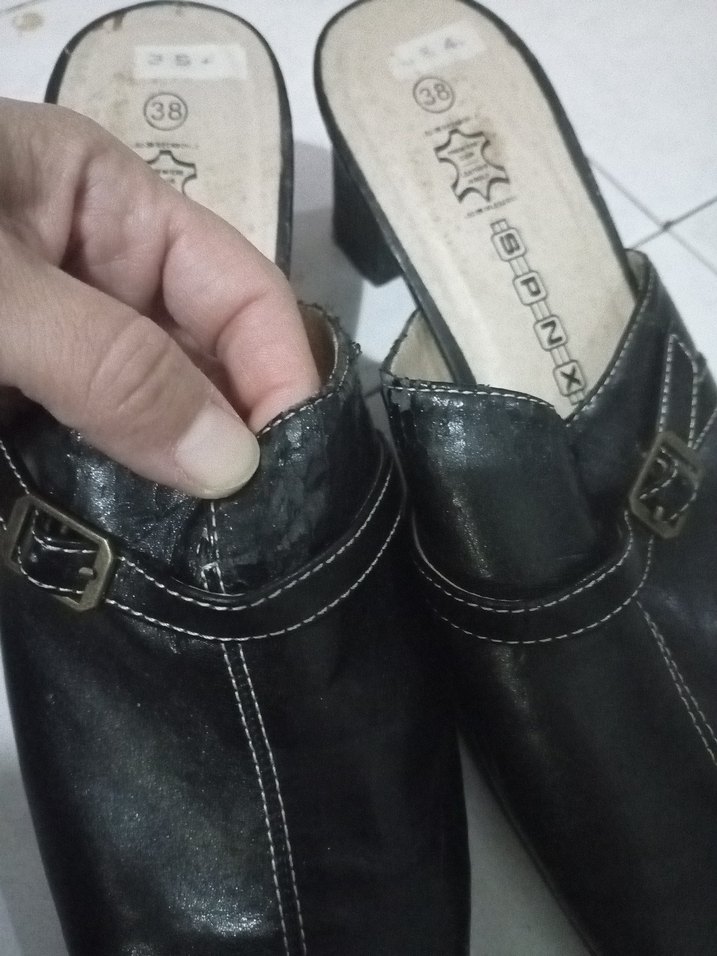 Tokalı Siyah Kadın Terlik - Görsel 4