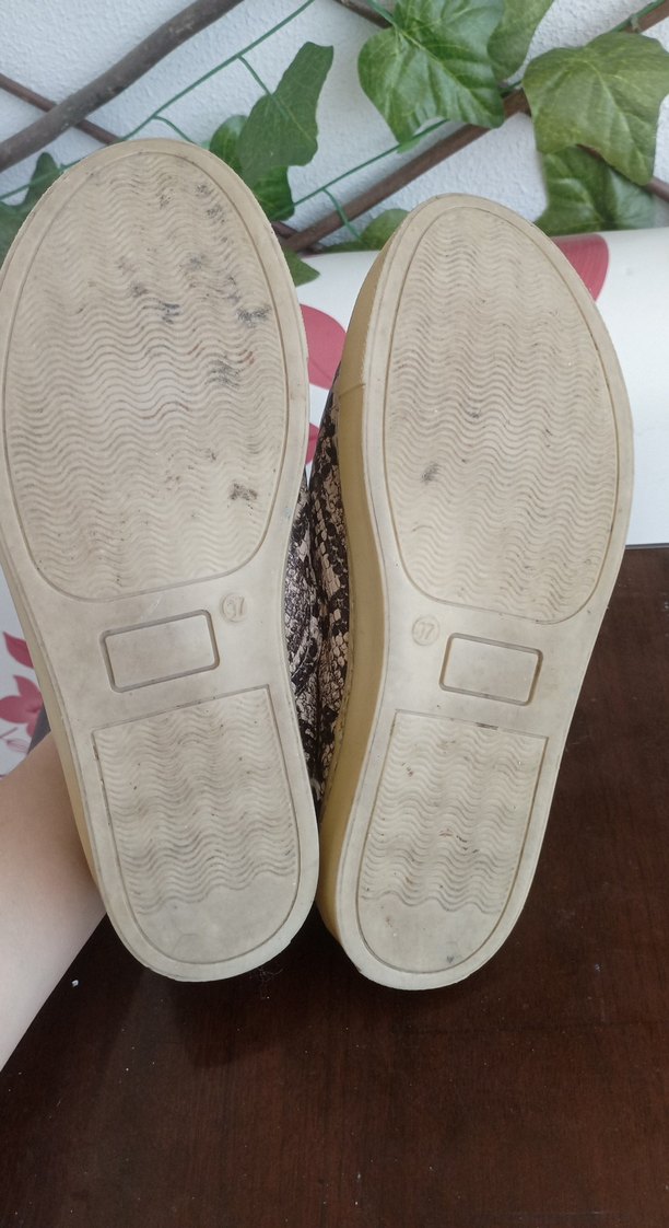 Kahverengi Yılan Desenli Kadın Espadril - Görsel 4