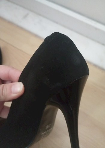 Siyah Modern Klasik Stiletto Topuklu Kadın Ayakkabı - Görsel 5