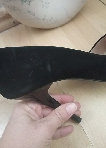 Siyah Modern Klasik Stiletto Topuklu Kadın Ayakkabı - Görsel 4