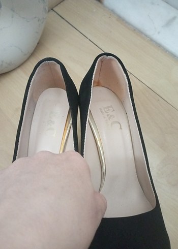 Siyah Modern Klasik Stiletto Topuklu Kadın Ayakkabı - Görsel 6