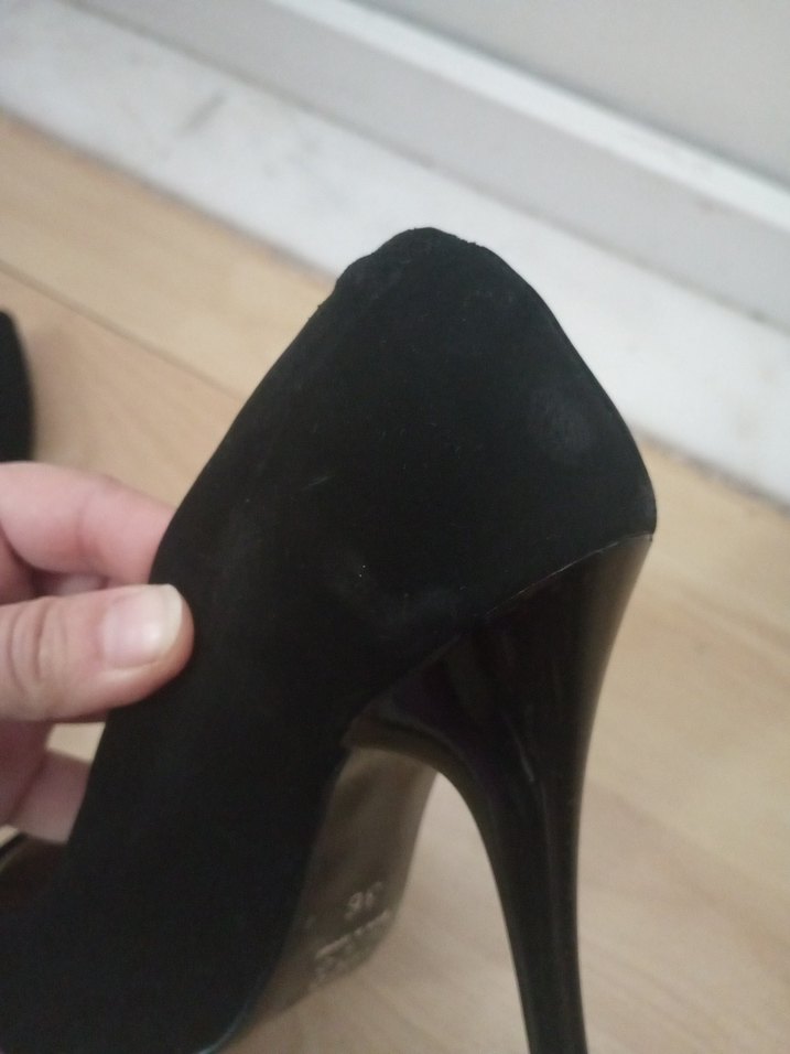 Siyah Modern Klasik Stiletto Topuklu Kadın Ayakkabı - Görsel 5