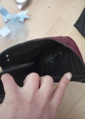 Bordo Deri Gotik Kadın Botlar - Görsel 7