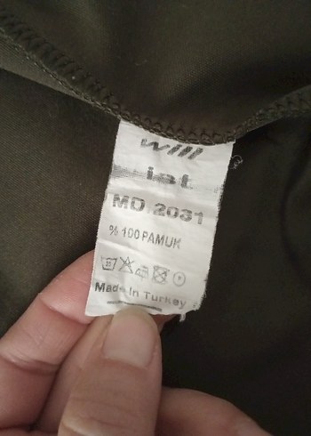 Haki Fermuarlı Sweatshirt - Görsel 7