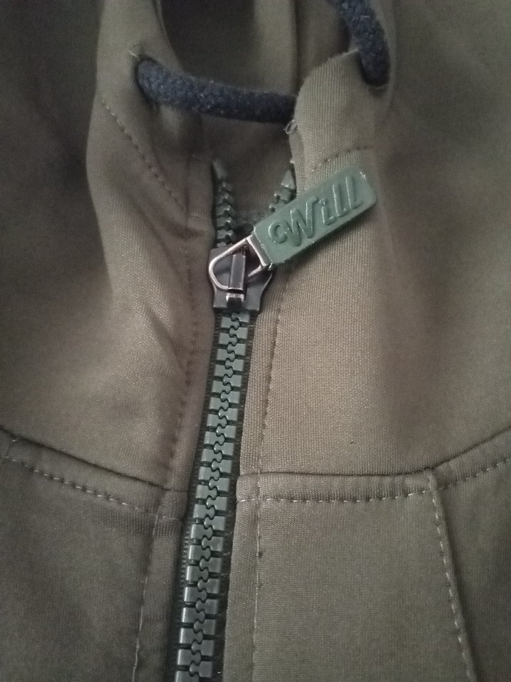 Haki Fermuarlı Sweatshirt - Görsel 5