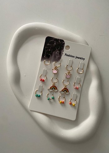 Saç  Küpesi seti - Görsel 4