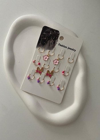 Saç  Küpesi seti - Görsel 5