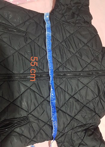 Siyah Fermuarlı Uzun Kadın Mont - Görsel 4