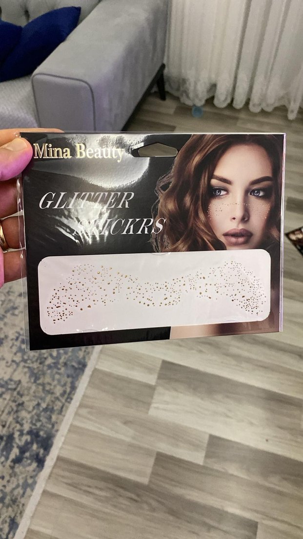 Altın Parlak Yüz Süslemeleri - Görsel 2