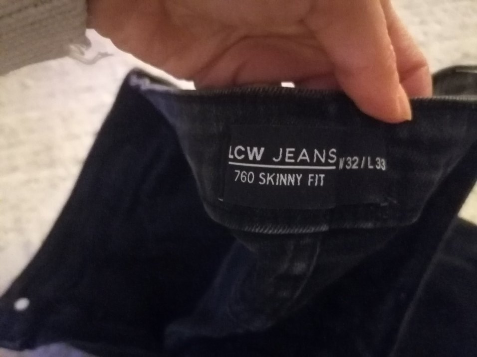 Siyah Erkek Kot Pantolon - Görsel 3