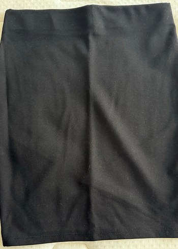 Siyah Drapeli Midi Hamile Eteği - Görsel 4