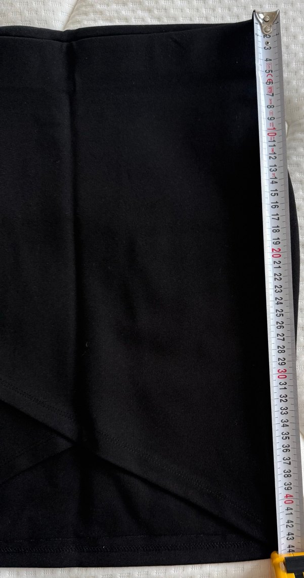 Siyah Drapeli Midi Hamile Eteği - Görsel 2