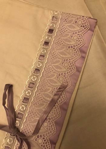 Nakışlı Bej Yastık Kılıfı Seti - Görsel 4