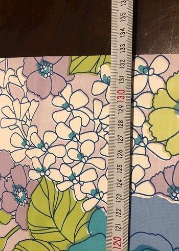 Çiçek Desenli PVC Masa Örtüsü - Görsel 4