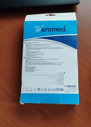 Wicromed Siyah Elastik Ayak Bilekliği - Görsel 2