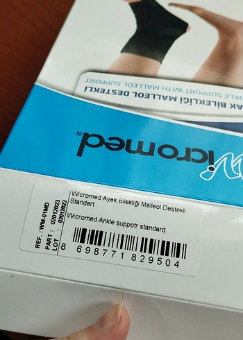 Wicromed Siyah Elastik Ayak Bilekliği - Görsel 5