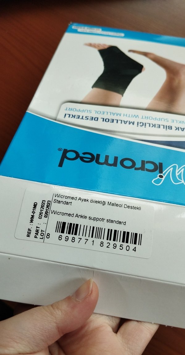 Wicromed Siyah Elastik Ayak Bilekliği - Görsel 5