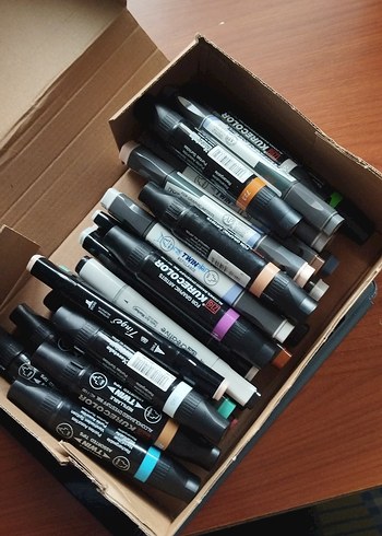 Kurecolor marker kalemler çift uçlu - Görsel 2