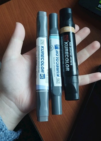 Kurecolor marker kalemler çift uçlu - Görsel 5