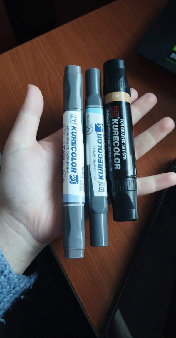 Kurecolor marker kalemler çift uçlu - Görsel 5