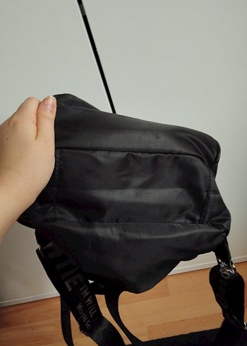 Deri Siyah Kadın Sırt Çantası - Görsel 8