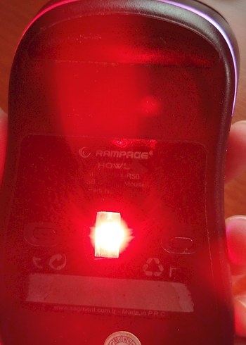 rampage howl  oyuncu ışıklı mouse - Görsel 4