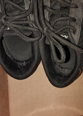 Kadın Siyah Spor Ayakkabı Elastik Detaylı ADİDAS - Görsel 4