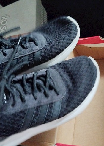 Kadın Siyah Spor Ayakkabı Elastik Detaylı ADİDAS - Görsel 6