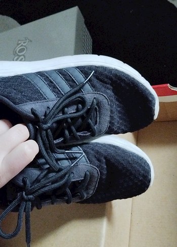 Kadın Siyah Spor Ayakkabı Elastik Detaylı ADİDAS - Görsel 7