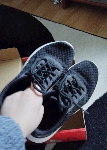 Kadın Siyah Spor Ayakkabı Elastik Detaylı ADİDAS - Görsel 2