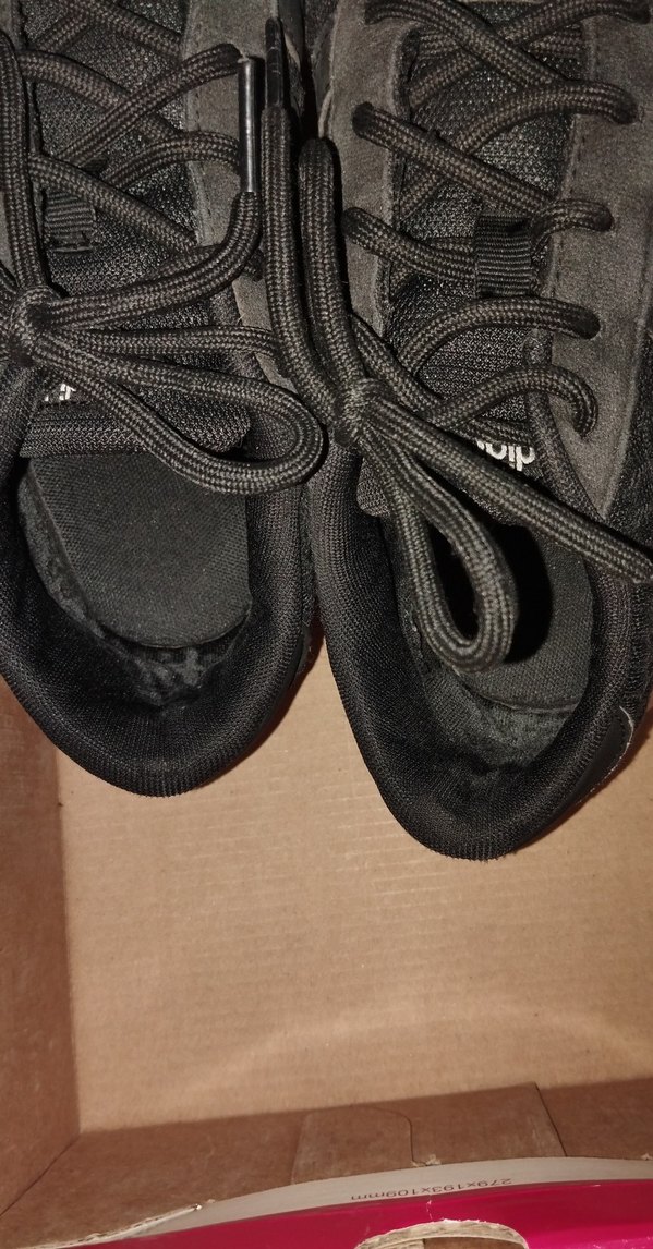 Kadın Siyah Spor Ayakkabı Elastik Detaylı ADİDAS - Görsel 4