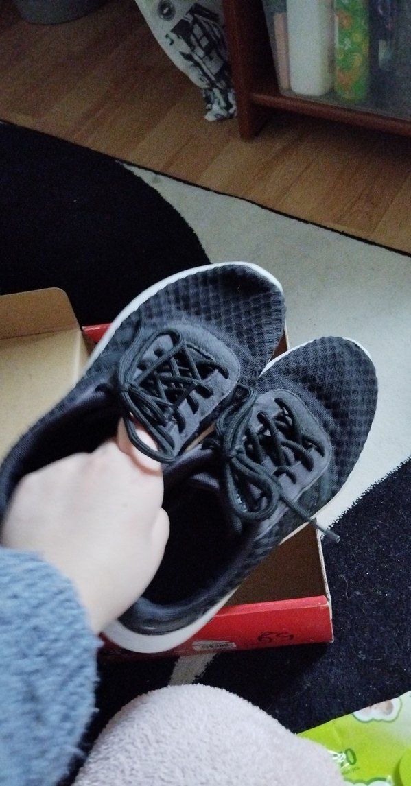 Kadın Siyah Spor Ayakkabı Elastik Detaylı ADİDAS - Görsel 2