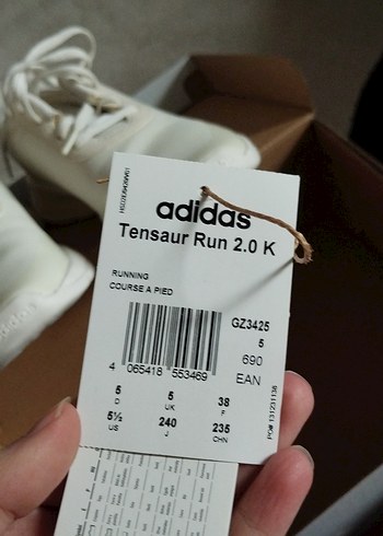 Beyaz Bağcıklı Kadın Sneakers ADİDAS - Görsel 5