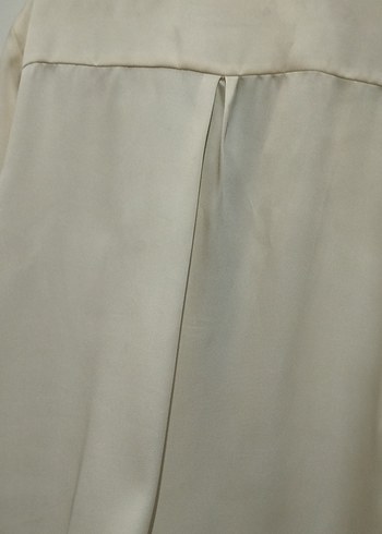 Siyah yakalı beyaz uzun kollu kadın gömlek - Görsel 10