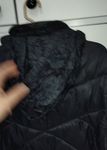 Siyah Fermuarlı Kadın Kışlık mont - Görsel 6