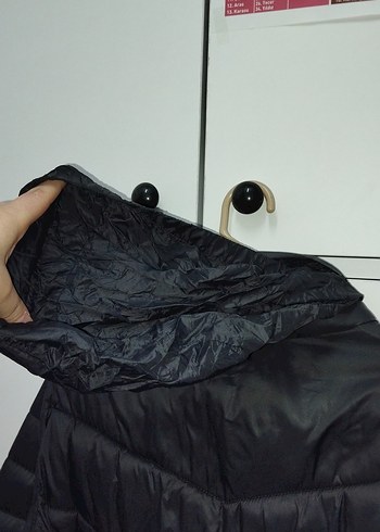 Siyah Fermuarlı Kadın Kışlık mont - Görsel 7