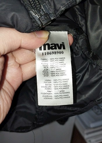 Siyah Fermuarlı Kadın Kışlık mont - Görsel 4