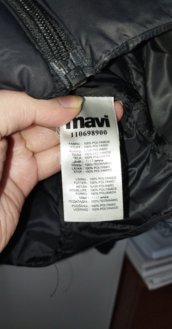 Siyah Fermuarlı Kadın Kışlık mont - Görsel 4