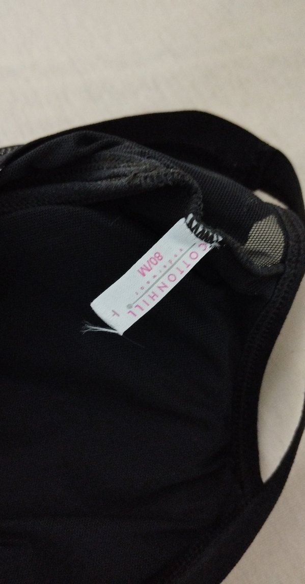 Siyah Goth Tarzı Spor Sütyeni - Görsel 4