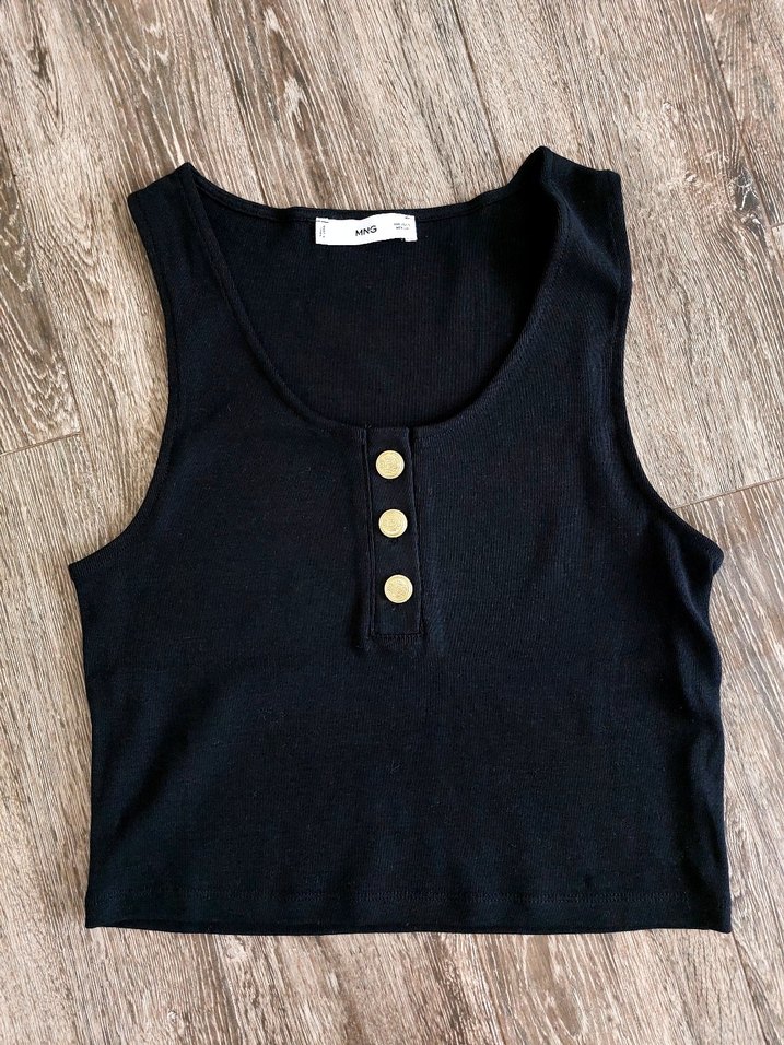 Düğmeli Siyah Kadın Atlet 3 farklı model - Görsel 2