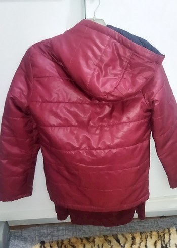 kırmızı mont - Görsel 3