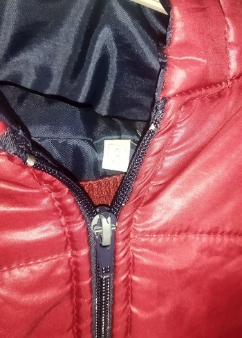 kırmızı mont - Görsel 2