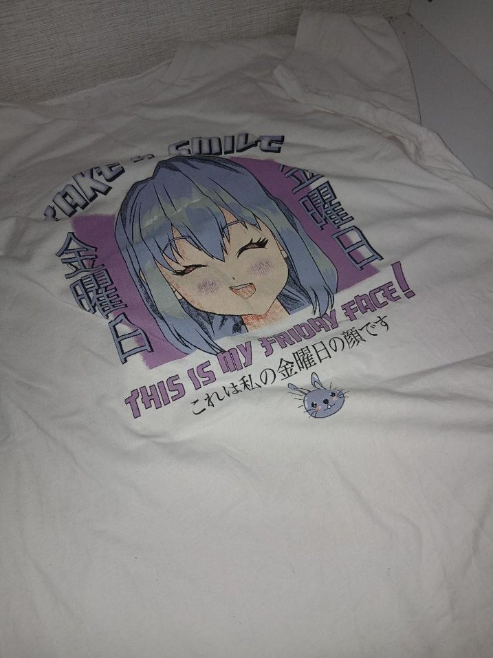 Kız Çocuk Gri Baskılı Straplez Tişört - Görsel 3